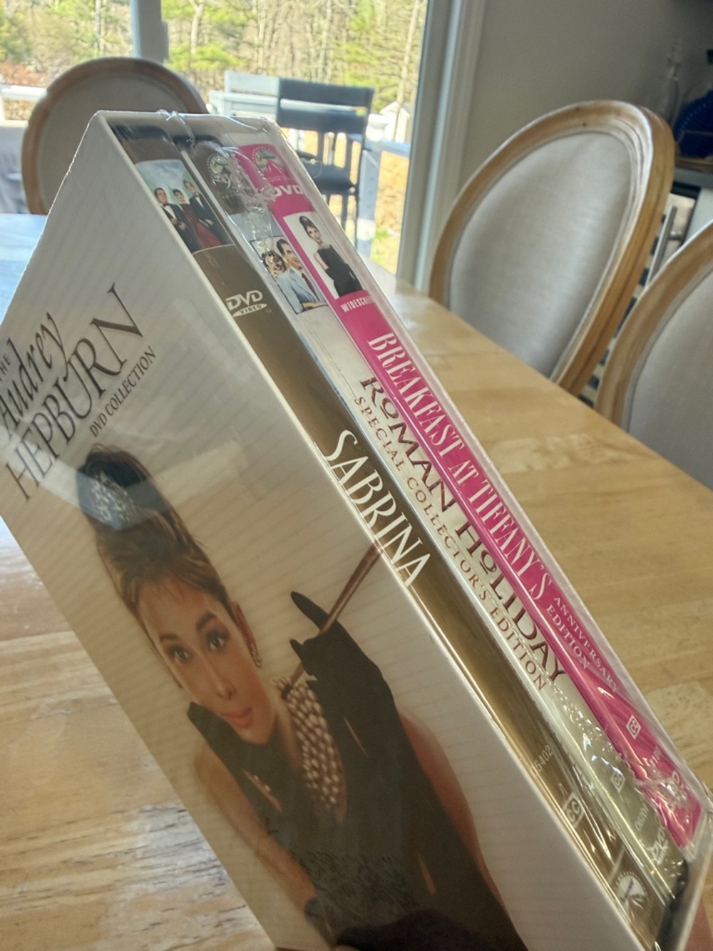 NWT Audrey Hepburn DVD Collection - Sabrina, Roman Holiday, Bkfst at Tiffany’s